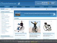 Tablet Screenshot of ortopediaguzman.com